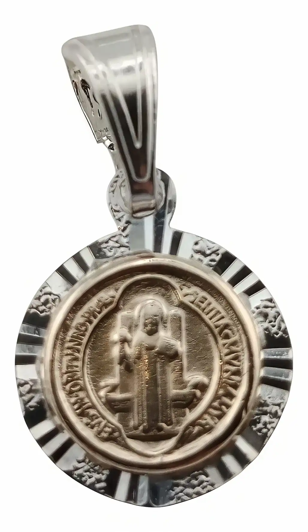 Detalle de Medalla San Benito para Bebé